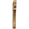 Ekena Millwork Olympic Block Rough Sawn Outlooker, Western Red Cedar, 6"W x 48"D x 48"H OUT06X48X48OLY05RWR - alternate 4